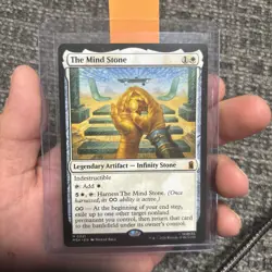 The Mind Stone 0021 MTG Marvel Super Heroes Mythic Regular Legendary Artifact - Image 1