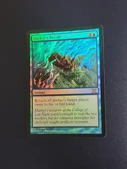 Hurkyl's Recall FOIL 10th Edition MP Blue Rare - Image 3