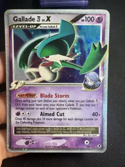 Gallade E4 LV.X 106/111 Platinum Rising Rivals Pokemon Card Holo Foil Rare MP - Image 2