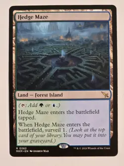 Hedge Maze R0262 Regular Murders at Karlov Manor Magic the Gathering NM - Image 1