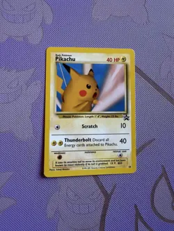 Pokemon Pikachu TCG Black Star Promo Card 26 WOTC Snap Nm - Image 1