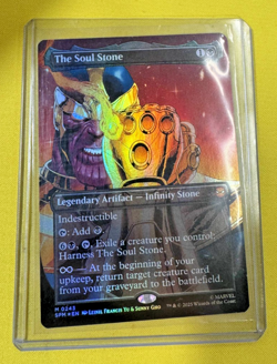 The Soul Stone (Borderless) Foil - MTG SPM 0243 - Pack Fresh, In Hand! - Image 4