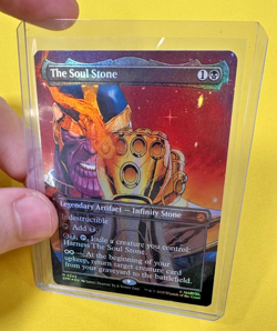 The Soul Stone (Borderless) Foil - MTG SPM 0243 - Pack Fresh, In Hand! - Image 5