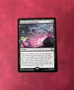 Hostile Negotiations - NM - MTG The Brothers' War - Magic the Gathering - Image 1
