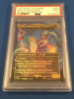 Miku, Child of Song (Child of Alara) Secret Lair Rainbow FOIL graded - PSA9 - Image 1