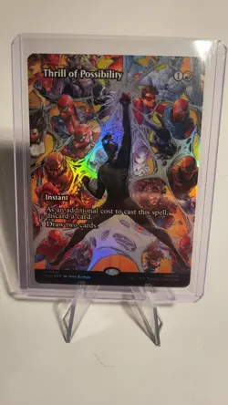 MTG Spiderman - Thrill of Possibility - Borderless Foil - M 0028 SPM - Image 1