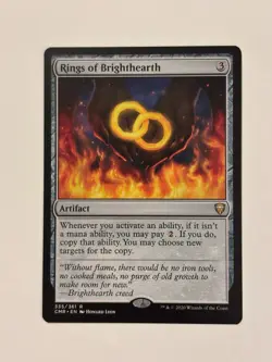 Rings of Brighthearth Commander Legends Magic the Gathering MTG - Image 1