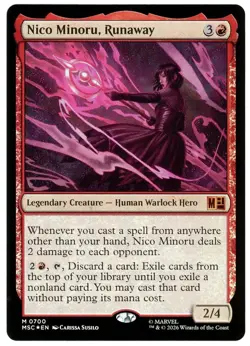 FOIL Nico Minoru Runaway - Super Heroes - NM - Image 1