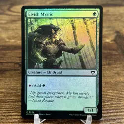 Commander Masters #284 Elvish Mystic Magic The Gathering MTG Foil - Image 1