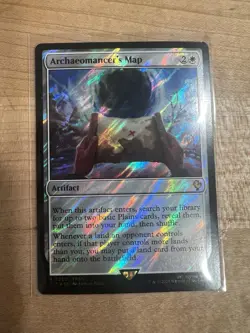 Archaeomancer's Map Magic: The Gathering Artifact Surge Foil Rare English Card - Image 1