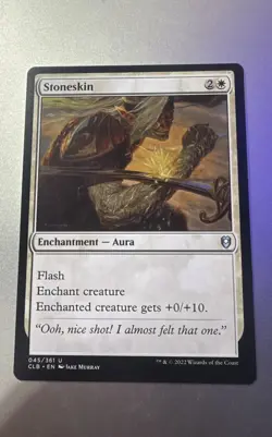 Stoneskin Commander Legends: Battle for Baldur's Gate Regular 045/361 CLB - Image 1