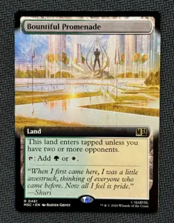 Bountiful Promenade (Extended Art) 461 Commander: Marvel Super Heroes NM - Image 1