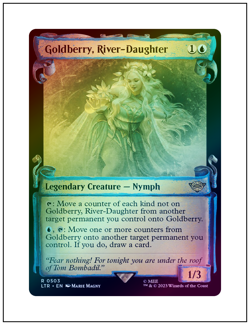 1x Goldberry, River-Daughter, Showcase Scrolls Foil 0503, Magic MTG NM - Image 1