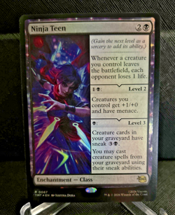 Ninja Teen (Foil) TMT 060 - MTG Mutant Ninja Turtles NM - Image 1