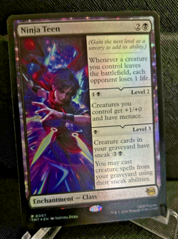 Ninja Teen (Foil) TMT 060 - MTG Mutant Ninja Turtles NM - Image 2
