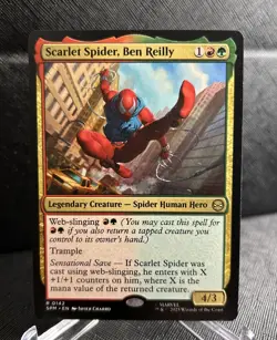 MTG MARVEL'S SPIDER-MAN ‘SCARLET SPIDER, BEN REILLY’ (142) NM - Image 1