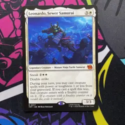 Leonardo, Sewer Samurai 0017 TMNT Magic: The Gathering NM - Image 1