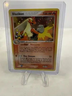 Pokemon TCG Blaziken Holo Rare Card Ruby and Sapphire 2003, 3/109 - Image 2