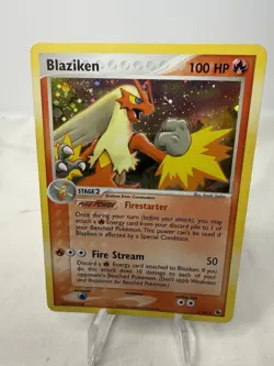 Pokemon TCG Blaziken Holo Rare Card Ruby and Sapphire 2003, 3/109 - Image 4
