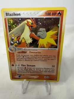 Pokemon TCG Blaziken Holo Rare Card Ruby and Sapphire 2003, 3/109 - Image 5