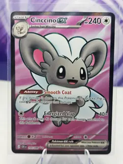 Pokemon TCG Cinccino Full Art 105/086 Chaos Rising Ultra Rare NM - Image 1