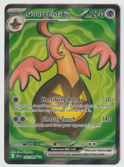 Pokemon ME04: Chaos Rising #102/086 Gourgeist EX Ultra Rare Holofoil NM - Image 1