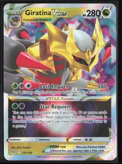 Giratina VSTAR 131/196 - Pokemon Lost Origin - Holo VSTAR Rare - NM - Image 1
