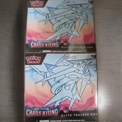 2x Pokemon TCG: Chaos Rising Pokemon Center ETB Elite Trainer Box - New Sealed - Image 1