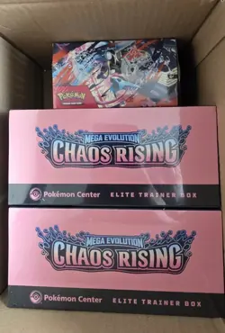 2x Pokemon TCG: Chaos Rising Pokemon Center ETB Elite Trainer Box - New Sealed - Image 2