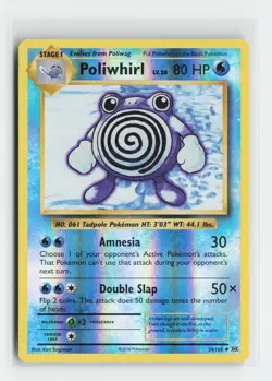 Poliwhirl 24/108 Uncommon XY - Evolutions Reverse Holofoil Pokemon NM - Image 1