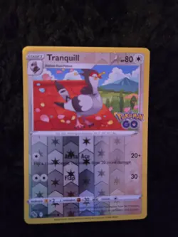 Tranquill 062/078 - Pokemon GO Reverse Holo Common - Image 1