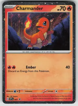 Charmander (Cosmos Holo) 047 Holo Promo Scarlet & Violet Promo Pokemon Near Mint - Image 1
