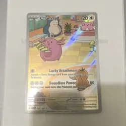 Pokemon TCG Chansey Twilight Masquerade Illustration Rare Holo 187/167 EN - Image 1