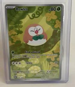 Pokemon Rowlet 090/088 Perfect Order Illustration Rare Holo EN 2026 80HP - Image 1