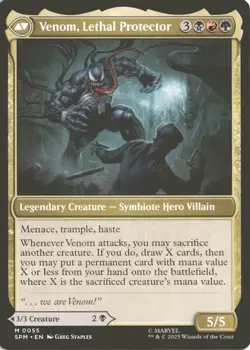 MTG Eddie Brock (0055) *Non-Foil* Base Mythic Spider-Man SPM NM/MT - Image 2