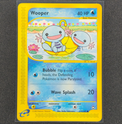 Wooper - 117/147 - Common - Aquapolis - Pokemon Card - NM/M - Image 1