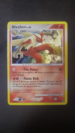 Blaziken Holo Great Encounters 1/106 Pokemon Card TCG 2008 LP - Image 1