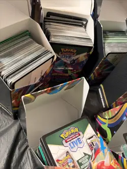 Pokemon TCG Live Code Card 6 Booster Bundles Full Lot Over 3lbs Code Cards - Image 3