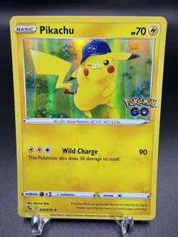 ⚡⚡Pokemon TCG Pikachu 028/078 Pokemon GO Holo ⚡⚡ - Image 3