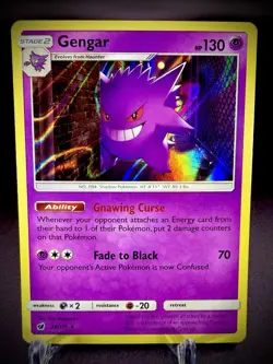 👻 Pokemon TCG Gengar 38/111 Crimson Invasion Holo Rare 👻 - Image 1