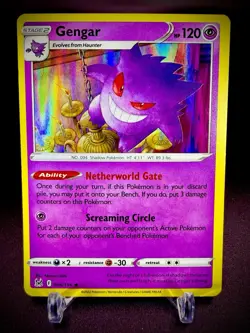 👻👻Pokemon TCG Gengar Lost Origin Holo Card 66/196👻👻 - Image 1