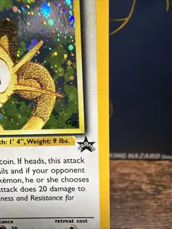 2000 Pokemon Game Boy Meowth #10 Black Star Promo Holo Rare Wizards Of The Coast - Image 4