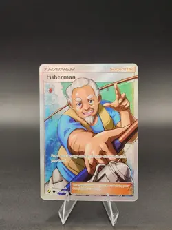 Pokemon TCG Fisherman SV83/SV94 Ultra Rare Hidden Fates Shiny Vault - Image 1