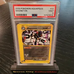 MAGNETON - PSA MINT 9 - 2003 POKEMON AQUAPOLIS #22 (NON HOLO) - Image 1