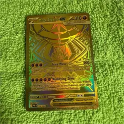 Pokemon TCG Mega Zygarde EX 124/088 Secret Rare Full Art Holo Perfect Order - Image 1