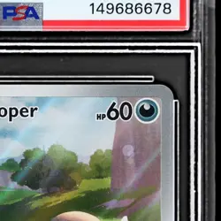 2025 Pokemon Mega Evolution Phantasmal Flames Paldean Wooper #102 PSA 10 - Image 5