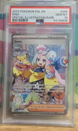 2023 POKEMON PAL EN-PALDEA EVOLVED SPECIAL ILLUSTRATION RARE #269 IONO PSA 10 - Image 1
