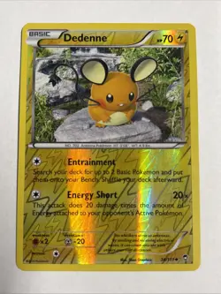 Dedenne 34/111 XY - Furious Fists Reverse Holo pokemon - Image 1