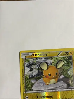 Dedenne 34/111 XY - Furious Fists Reverse Holo pokemon - Image 2