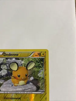 Dedenne 34/111 XY - Furious Fists Reverse Holo pokemon - Image 3